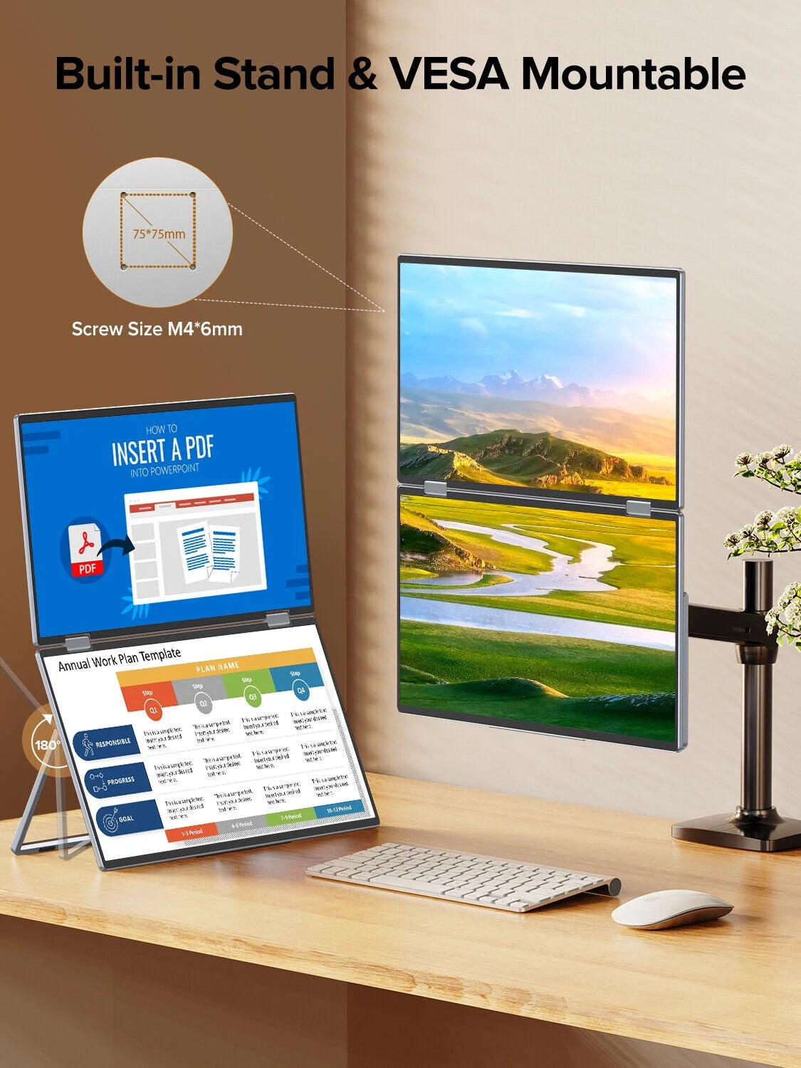 15.6" 1920 X 1080 LCD Computer Monitor, Gray