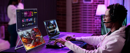 15.6" 1920 X 1080 LCD Computer Monitor, Gray