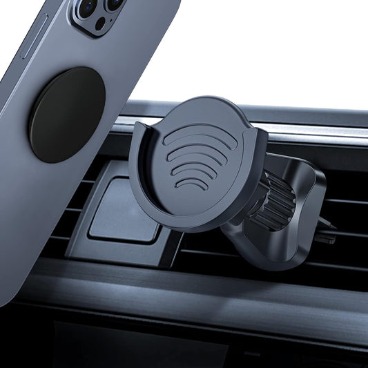 Air Vent Phone Mount for Socket Grips, [Upgraded Clip] Universal Car Phone Holder Cradle for Swappable Collapsible Grip with Adjustable 360°Rotation Compatible with Iphone & Samgsung Galaxy